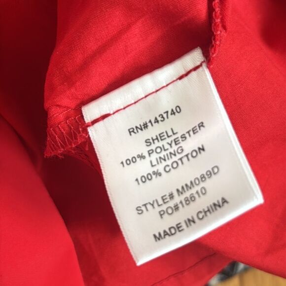 Tuckernuck HYACINTH HOUSE Red Bow Bella Mini Dress XS - Picture 5 of 5